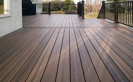 What is the alternative to wooden decking?